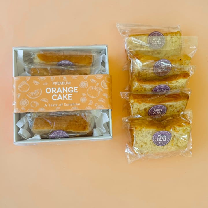 Orange Cake Box